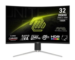 MSI MAG/325CQRXF E2/31,5''/VA/QHD/240Hz/0,5ms/Blck-Slvr/2R