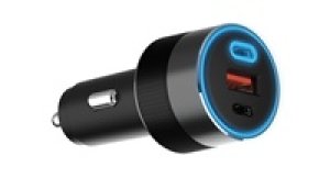 WG - Nabíječka do auta 3x USB 130W, 1x USB-C PD 100W + 1x USB-C 30W + 1x USB-A 18W, černá