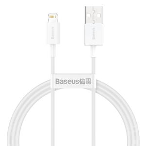 Baseus Superior Series rychlonabíjecí kabel USB/Lightning 2.4A 1m bílá