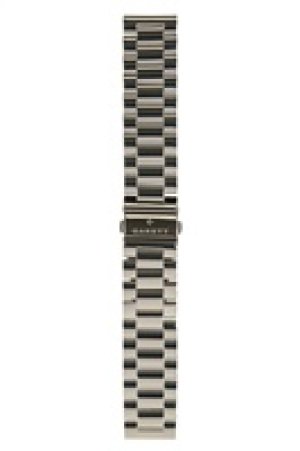 Garett řemínek 22 mm, stříbrný kovový, typ Solid