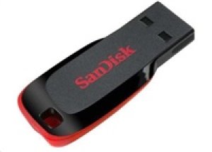 FlashDisk 16GB SanDisk, Cruzer Blade, USB 2.0, černá
