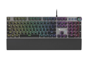 Genesis herní mechanická klávesnice THOR 380/RGB/Outemu Blue/Drátová USB/US layout/Černá