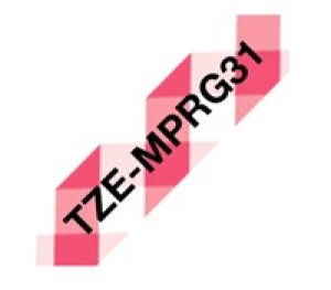 BROTHER Originální Brother TZe-MPRG31 - se vzorem červených kachliček, šířka 12 mm