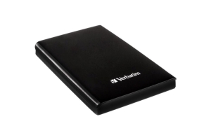 VERBATIM externí SSD 256GB Store'n'Go Slim Portable USB 3.0, USB-A/USB-C, černá