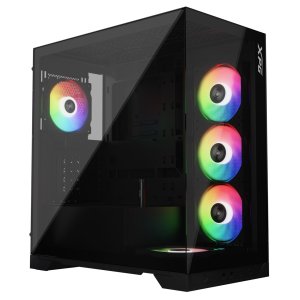 ADATA XPG case INVADER X Mid-Tower Case, bez zdroje, 5x 120mm Fan, black