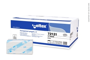 Celtex Trend papírové ručníky skládané V 22x21 cm 2vrstvé celulóza 3150 ks