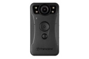 TRANSCEND osobní kamera DrivePro Body 30, Full HD 1080p, infra LED, 64GB paměť, Wi-Fi, Bluetooth, USB 2.0, IP67, černá