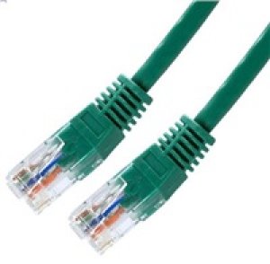 XtendLan patch kabel Cat5E, UTP - 0,5m, zelený (prodej po 10 ks)
