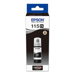 Náplň Epson 115, C13T07D14A foto černá 