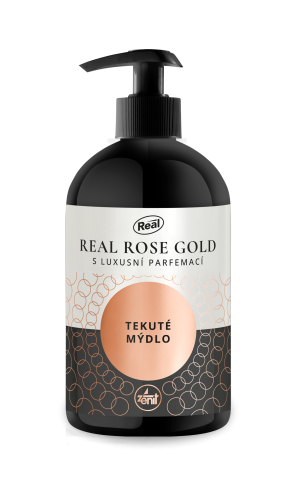 REAL ROSE GOLD Tek. mýdlo 500g