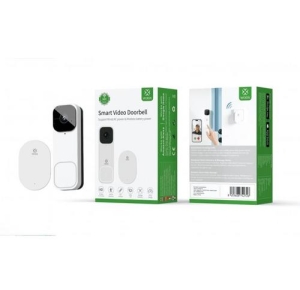 WOOX R4331, Smart Video Doorbell + Chime, WiFi Video zvonek s alarmem, kompatibilní s Tuya