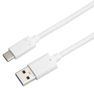 Kabel PremiumCord kabel USB-C - USB 3.0 A (USB 3.2 generation 2, 3A, 10Gbit/s) 0.5m, bílá  (ku31ck05w)