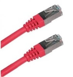XtendLan patch kabel Cat5E, FTP - 2m, červený