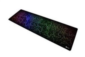 C-TECH Herní podložka pod myš ANTHEA ARC XL, barevná, pro gaming, 900x270x4mm, obšité okraje