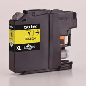 Brother LC-525XL Y, žlutá originální náplň do tiskárny Brother