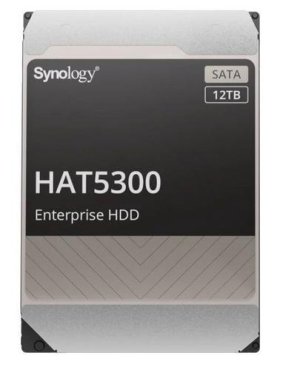 SYNOLOGY HAT5300 12TB (použitý) CMR 7200rpm 256MB NAS HDD 24x7 242MB/s 3.5 RAID SATA3-6Gbps