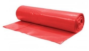 Sáček 40, 500x600, červený, LDPE