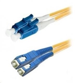 Duplexní patch kabel SM 9/125, OS2, LC-SC, LS0H, 5m