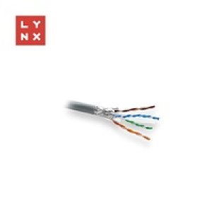 LYNX FTP kabel, Cat6, PVC (Eca), celoměděný, vnitřní, šedý, box 305m