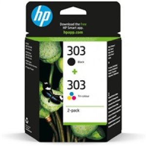 HP 303 2-pack Black/Tri-color Original Ink Cartridges