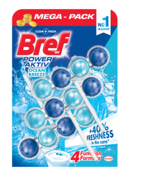 BREF WC Power Aktiv Ocean Breeze 3x50g