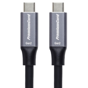 PremiumCord USB-C kabel (USB 3.2 Gen 2, 5A, 100W, 10Gbit/s ) černý 5m