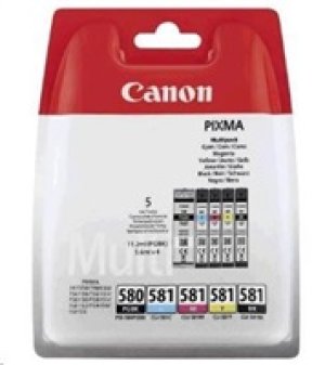 Canon CARTRIDGE PGI-580/CLI-581 BK/CMYK Multi-pack SEC pro PIXMA TS615x,625x,635x,815x,915xTR7550,8550