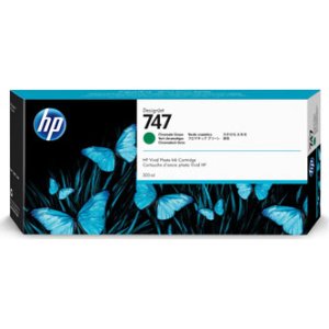 Náplň HP č.747, P2V84A (300ml) chromatická zelená 