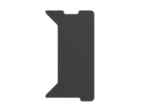 Boční deska stolu Genesis HOLM MODULAR 40 cm pravá
