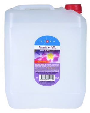 VIONE tek. mýdlo 5 l, perleťově bílé