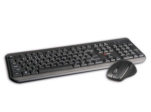 Klávesnice C-TECH WLKMC-01 USB combo set s myší