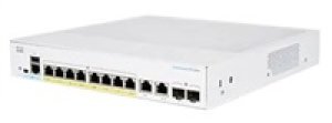 Cisco switch CBS350-8P-2G-UK, 8xGbE RJ45, 2xGbE RJ45/SFP, fanless, PoE+, 67W - REFRESH