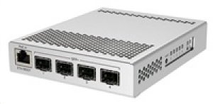 MikroTik Cloud Router Switch CRS305-1G-4S+IN, Dual Boot (SwitchOS, RouterOS), 800MHz, 512MB RAM, 4xSFP+, vč.L5