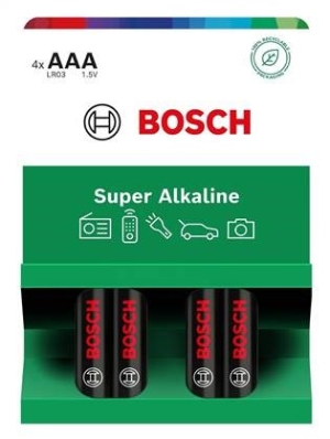 Bosch LR03SA4B/00 Super Alkaline (Blistr 4 ks)
