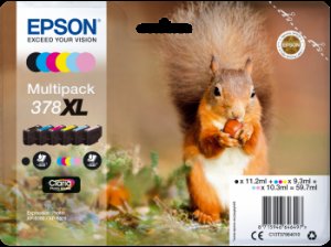 Náplň Epson 378XL, C13T37984010 6pack blistr