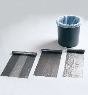 Sáček 500x600, 6mi, černý, HDPE