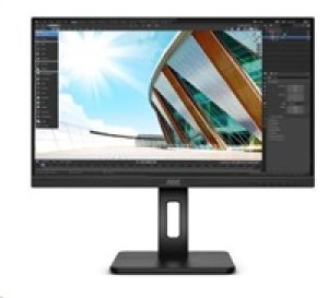 AOC LCD 24in monitor 24P2Q IPS, 23,8" IPS, 1920x1080@75Hz, 4ms, 250cd/50mil:1, VGA, DVI, HDMI, DP, 4xUSB, pivot, repro, VESA, bezrámečkový design