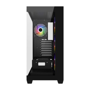 FSP M340-BA/Midi Tower/Transpar./Černá