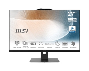 MSI AIO Modern AM272P 1M-1293XEU, Intel Core 5 120U, 27‘‘ FHD, Anti-Glare, 16GB, 512GB SSD, N/A, N/A, Black