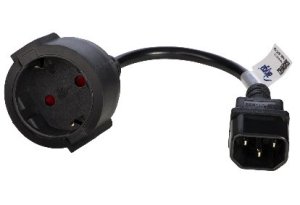 Akyga prodlužovací napájecí kabel CEE 7/4/C14 15cm 