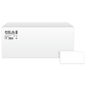 HARMONY PROFESSIONAL ZZ ručníky, 2vrstvé, recykl, natur, 4000ks