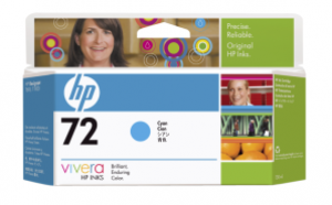Náplň HP č.72, C9371A (130ml) azurová
