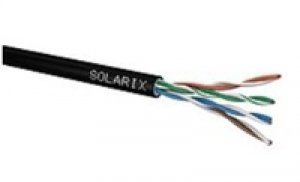 Instalační kabel Solarix venkovní gelový UTP, Cat5E, drát, PE, box 305m SXKD-5E-UTP-PEG