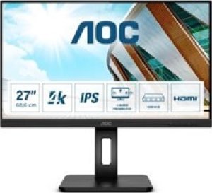 AOC/U27P2CA/27''/IPS/4K UHD/60Hz/4ms/Black/3R