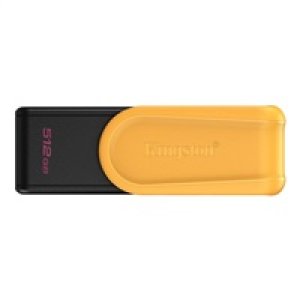 Kingston Flash Disk 512GB USB3.2 Gen 1 DataTraveler Exodia S (Black + Yellow)
