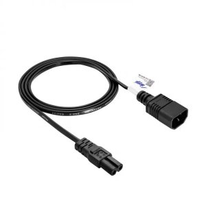 Akyga kabel prodlužovací napájecí k PC, 250V, IEC C7 / C14, 1,5m