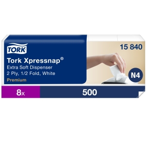 Tork Xpressnap® N4 ubrousky Extra Soft do zásobníku 2 vrstvé 500 ks