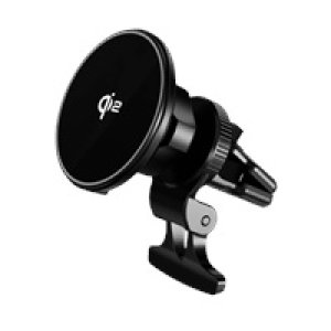 WG - Nabíječka do auta WG 40, bezdrátová 15W s Qi2, pro iPhony podporující MagSafe, černá