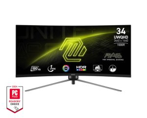 MSI/MAG 345CQR/34''/VA/wQHD/180Hz/1ms/Black/2R