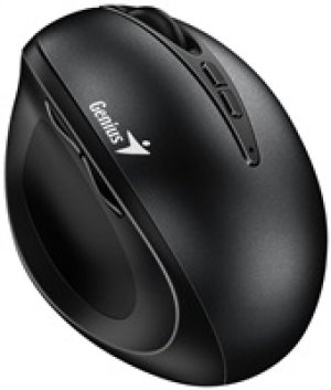 Genius Myš Ergo 8300S, 1600DPI, 2.4 [GHz], optická, 7tl., bezdrátová, černá, 2 ks AAA, vertikální